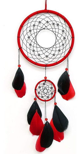 Tellpet Atrapasueos Rojo, Atrapasueos Para Decoracin De Pare 0