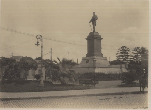 Montevideo Antiguo Plaza Suárez Año 1910 - Lámina 45x30 Cm. 0