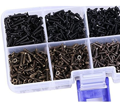 Mini Skater M2 Cross Head Head Tapping Microscrews Black Oxi 1