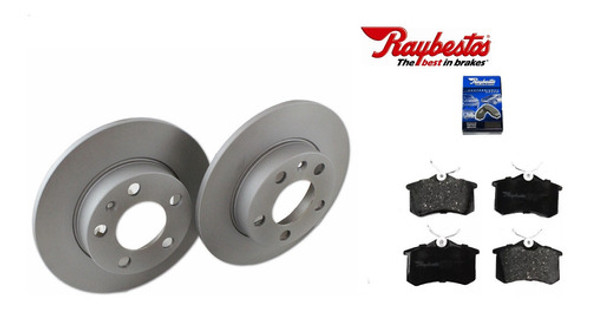 Kit Discos Y Pastillas Freno Vw Bora Trasero Instalado 0