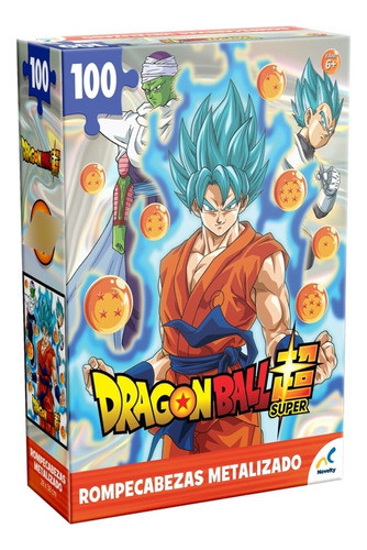 Puzzle Metalizado Dragon Ball Super Goku Y Vegeta 100 Piezas 0