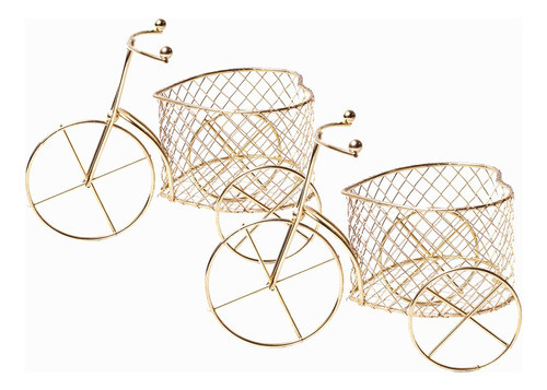 Bici Corazón Souvenir Dorada Por Doce Unidades 0