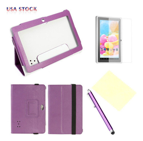 Belleza 4 En 1 Plegable Folio Tapa Cubierta De Q88 /q8 7 Pul 1