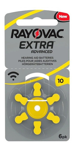Pack X60 Uni Pila Rayovac Numero 10 Audifono Audiologia 0