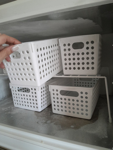 Estante Rejilla Organizador Freezer + 5 Canastos Colombraro 1