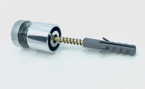 20 Prolongador Espaçador De Alumínio 19mm X 15mm Brilhante 0