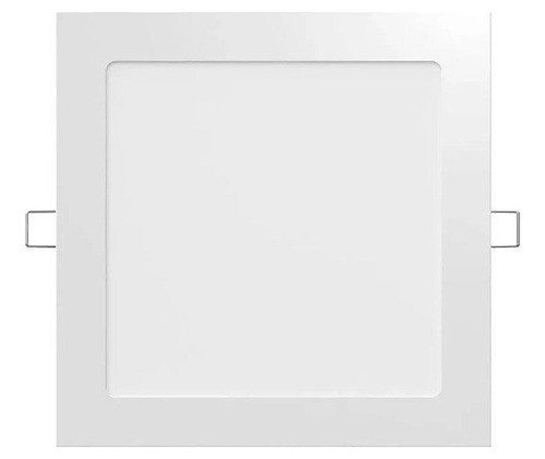 Panel Plafón Led 18w Embutir Cuadrado Luz Fria Candela 0