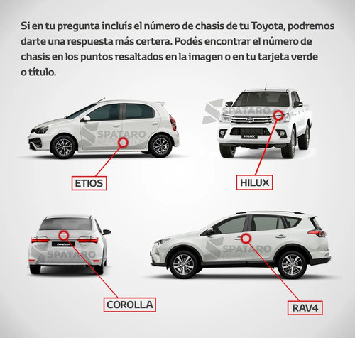Bulon De Registro De Porton Hilux 2016-2023 Original 1