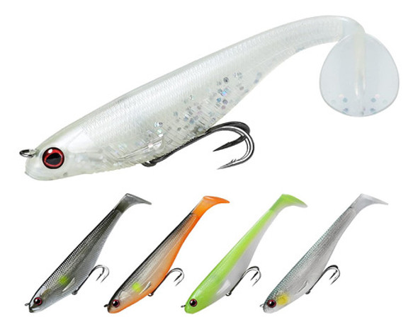 Señuelos Pesca Vinilos Set De 4. 0