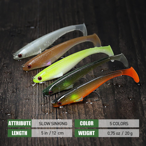 Señuelos Pesca Vinilos Set De 4. 1