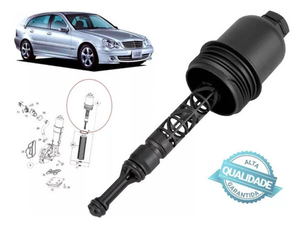 Tampa Copo Filtro Óleo Mercedes C180 C200 C230 Clk W203 1.8 1