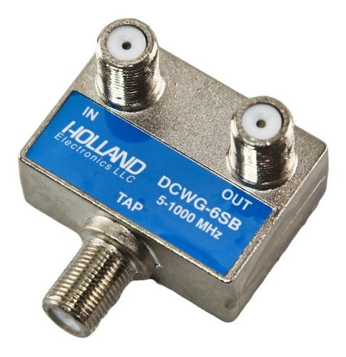 Derivador Tap 2 Vias 1x2 Cable Tv Internet Holland X 2u Htec 0