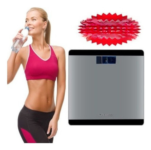 Baño De Cuerpo De Peso Electrónico De Vidrio Digital Lcd Nue 1