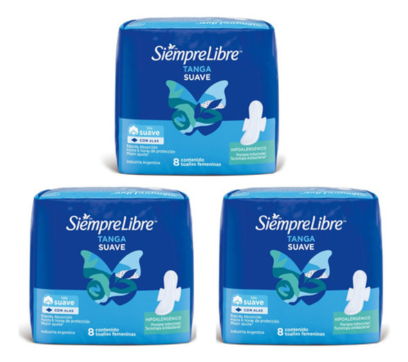 Toallitas Femeninas Siempre Libre Tanga 24 Unidades 0 Toallitas Femeninas Siempre Libre Tanga 24 Unidades 0
