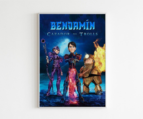 Lámina Imprimible Personalizada Trollhunters Cazador Trolls 0
