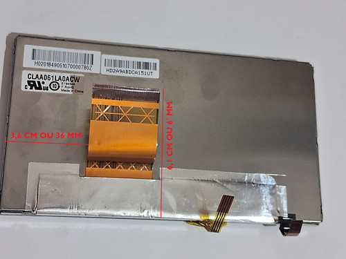 Display Lcd Com Tela De Toque Touch Claa061la0acw 6,1 6.1 1