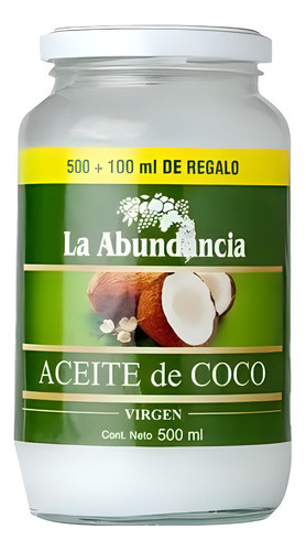 Aceite De Coco Extra Virgen De 600 Ml La Abundancia 1