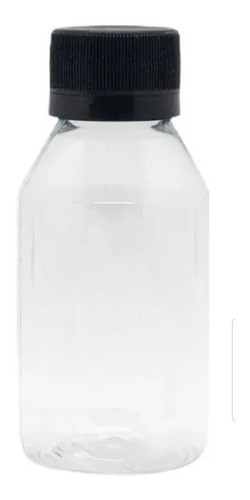 10 Botellitas Cristal Pet De 100 Cc Con Tapa Plastica 0