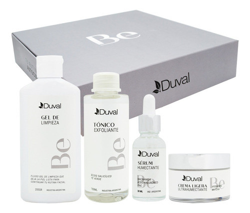 Duval Be Rutina Facial Completa Gel Serum Crema Tonico 3c 0