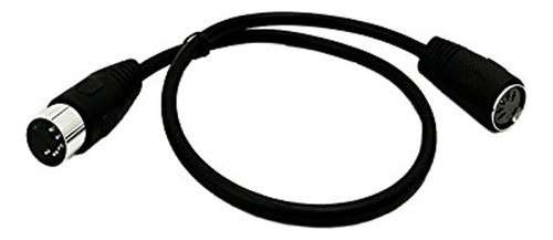Sinloon 20 Pulgadas Midi Extensión Cablemidi 5pin Din Macho 0