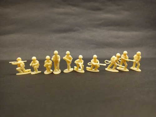 Soldados Escala Ho X 10 Unidades. Maquetas Trenes Imp 3d 1