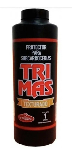 Pintura Corrugada Carrocerias Trimas Negro X 1 L Protex Agua 0