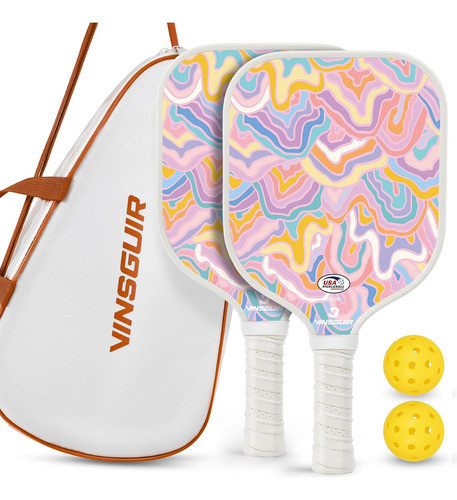 Conjunto De Palas De Pickleball, Incluye Pelotas Y Bolsa 0