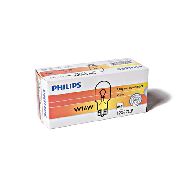 Lampara Philips W16w 12v 16w T10 1
