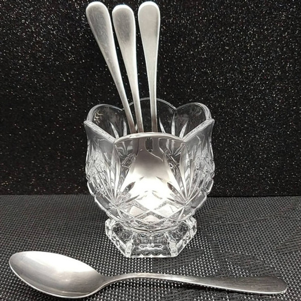 Kit 10 Porta Talheres De Cristal Para Colher De Chá E Café 1