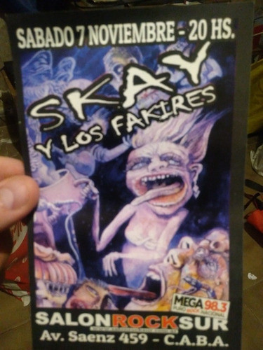 Volante Skay Y Los Fakires De Colección Único!!! 0