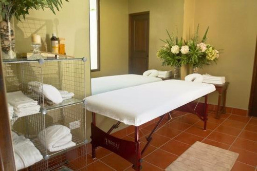 Manta Cubrecamilla  Masajes  Spa Estetica  Nido Abeja Blanco 1