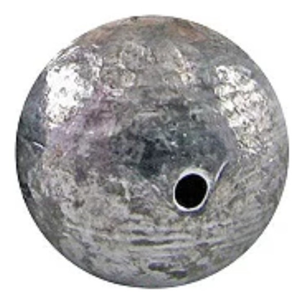 10 Chumbada Para Pesca Bola Com Furo 50g 0