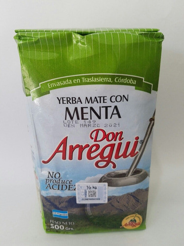 Yerba Mate  Mezcla Con Menta X 500 Gr Distribuidora Lunic 0