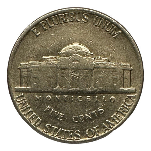 Estado Unidos - 5 Cents - Año 1977 D - Km #192 - Jefferson 1