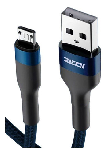 Zeqi Cable De Datos (usb - Micro Usb) 1.8m     Model: Ze-v34 0
