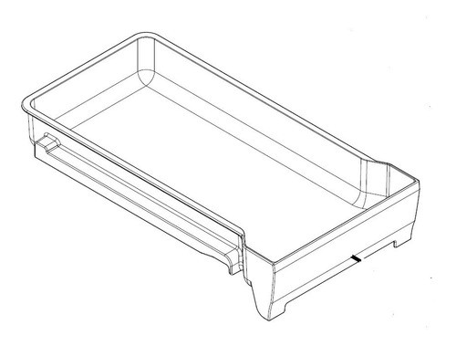 Gaveta Latas Refrigerador Panasonic Nr-bt47 0