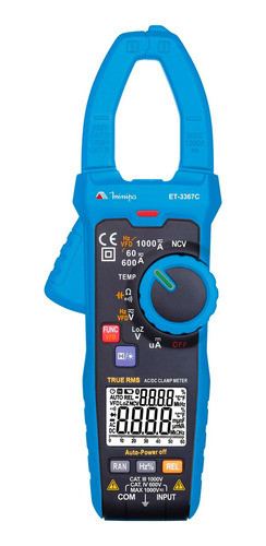 Alicate Amperímetro 600 Amperes Et-3367c Profissional Minipa 1
