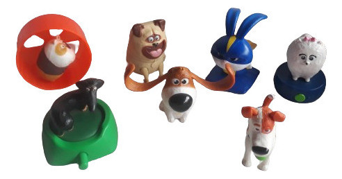 La Vida Secreta De Tus Mascotas Juguetes Mc Donald´s Lote X7 0