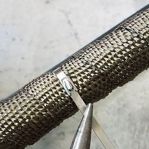 Bridas De Metal 100u 30cm Acero Inoxidable Cable De Bloqueo 1