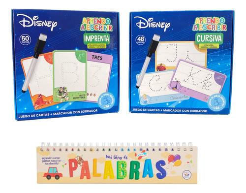 Set Didáctico Lectoescritura Empiezo A Escribir 3 Productos 0
