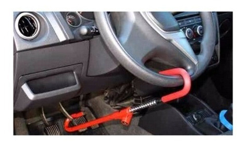 Traba Antirrobo Volante Pedal Con 2 Llaves De Seguridad 1