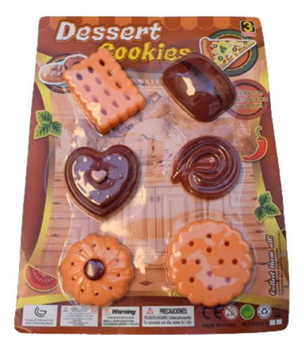 Set Cocina Y Comiditas En Blister Dulces Galletas Choco Wmr 0