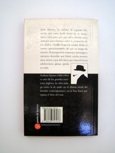El Tercer Hombre Graham Greene Punto De Lectura Raro Boedo 1