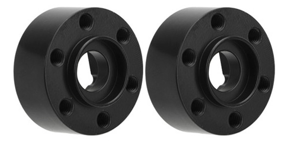 2 Peças Hex Hub Wheels Brass Rc Crawler 1.9 2.2 Wheels Wheel 0