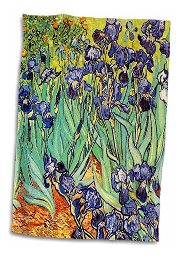 3d Rose Irises De Vincent Van Gogh 1889purple Flowers Iris G 0