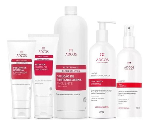 Kit Limpeza De Pele Clean Solution - Adcos 0 Kit Limpeza De Pele Clean Solution - Adcos 0