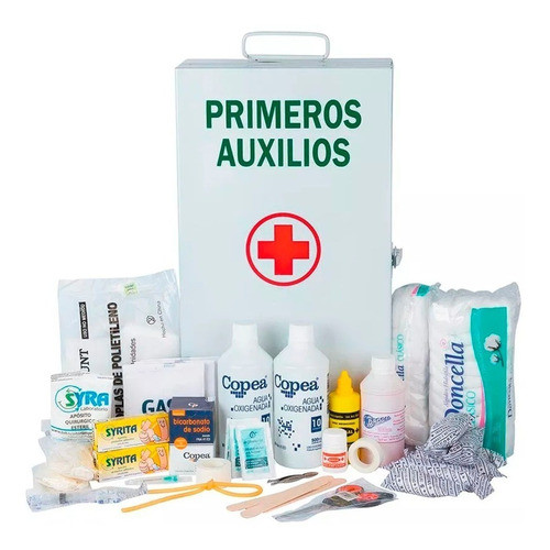 Botiquín Primeros Auxilios Cd Chapa 80 Items Apto Comercios 0
