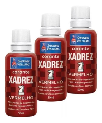 Corante Líquido Bisnaga 50ml 3 Unidades 1