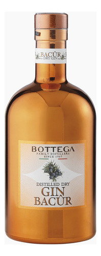 Gin Bottega Bacur 500ml Importado Italiano Premium Original 0