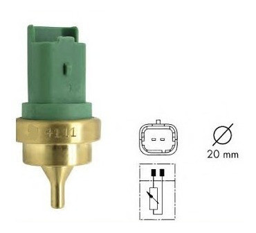Bulbo Temperatura Agua Motor Citroen C3 1.6 16v 1